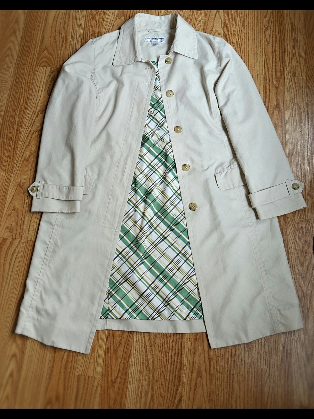 Cutter & Buck Women's Beige WeatherTec Trench Coat - Size S - Picture 15 of 15